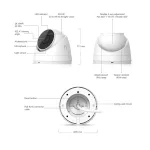 UBiQUiTi Kamera 2K HD, 30FPS, HDR, Éjellátó, POE, Falra rögzíthető, kültéri, vízálló - UVC-G5-TURRET-ULTRA