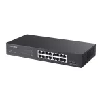 MERCUSYS Switch 16x1000Mbps, Fémházas Asztali Rackes, MS116GS