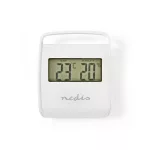 Digitális hőmérő WEST100WT, Beltéri, Beltéri hőmérséklet, Beltéri páratartalom, Fehér