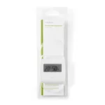 Digitális hőmérő WEST100WT, Beltéri, Beltéri hőmérséklet, Beltéri páratartalom, Fehér