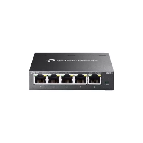 TP-LINK Switch 5x1000Mbps Fémházas Easy Smart (Omada), ES205G
