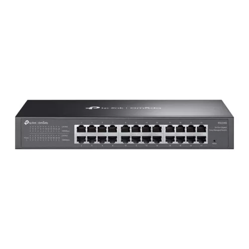 TP-LINK Switch 24x1000Mbps Fémházas Easy Smart (Omada), ES224G