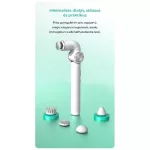 KICA EVO Mini FY4674 masszázspisztoly, teleszkópos, állítható fejdőlésszög, 5 cserélhető fej, 11 óra üzemidő