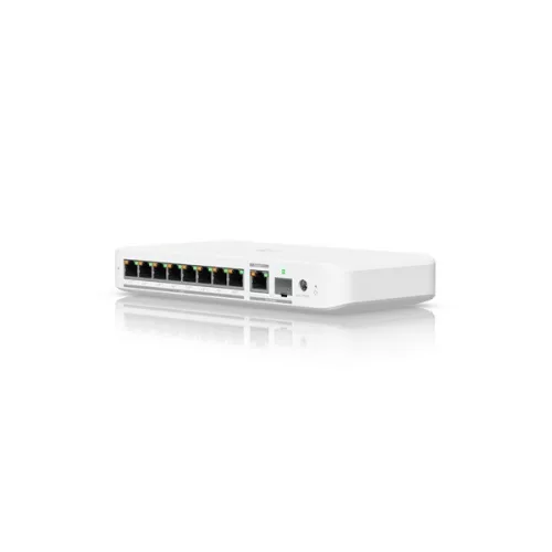 UBiQUiTi Switch 8x2500Mbps(8xPOE), Menedzselhető, Asztali - USW-FLEX-2.5G-8-POE