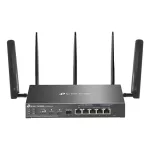 TP-LINK Vezetékes Omada AX3000 VPN Router 1xWAN(1000Mbps) + 4x1000Mbps(POE+) + 1xSFP + 1xSIM, ER706WP-4G