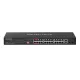 MERCUSYS Switch 28x1000Mbps(24xPOE+) + 2xSFP, Fémházas Asztali Rackes, MS128GP