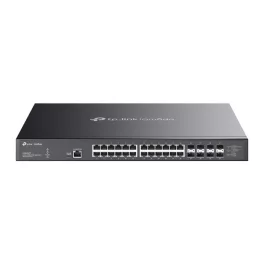   TP-LINK Switch 24x10Gbps(24x10G POE++) + 8x10G SFP+, Menedzselhető Rackes, SX3832MPP