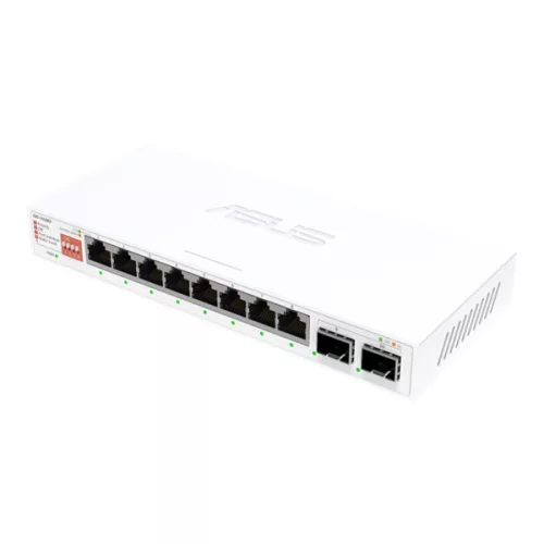 ASUS Switch 8x2.5Gbps + 2x10G SFP+, QG-U1080