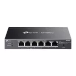 TP-LINK Switch 6x1000Mbps (4xPOE+) Fémházas Easy Smart (Omada), ES206GP