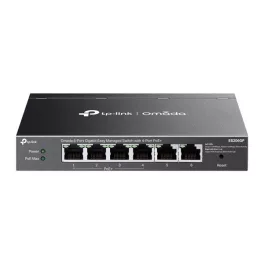   TP-LINK Switch 6x1000Mbps (4xPOE+) Fémházas Easy Smart (Omada), ES206GP