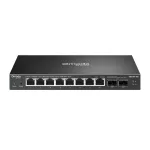 TP-LINK Switch 8x2.5Gbps + 2x10Gbps SFP+ Fémházas Easy Smart (Omada), ES210X-M2