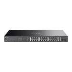 TP-LINK Switch 26x1000Mbps(24xPOE+) + 2xSFP Fémházas Easy Smart (Omada), ES228GP