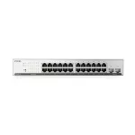 ZYXEL Switch 24x1000Mbps + 2xSFP, Fémházas, Menedzselhető, GS1915-26V2-EU0101F