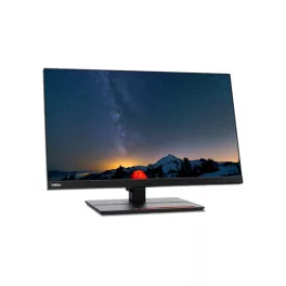   Lenovo 27" ThinkVision P27u-20 USB-C monitor - Raven Black - IPS PIVOT