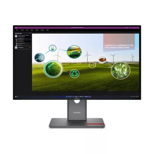 Lenovo 27" ThinkVision P27Q-40 monitor - Eclipse Black - PIVOT