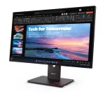 Lenovo 27" ThinkVision T27QD-40 monitor - Eclipse Black - PIVOT