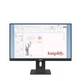   Lenovo 23,8" ThinkVision E24-40monitor - Raven Black - PIVOT