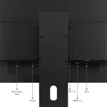 Lenovo 23,8" ThinkVision E24-40monitor - Raven Black (dobozsérült)