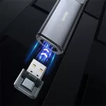 Baseus Orange Dot vezeték nélküli akkumulátoros prezenter és lézer mutató, szürke