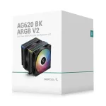 DeepCool AG620 BK ARGB V2 - Processzor hűtő - Fekete - R-AG620-BKAMMN-GJD