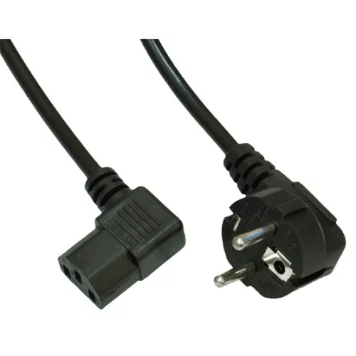 Akyga AK-PC-02A PC Power Cable 90° hálózati tápkábel - 1,5 m
