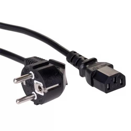 Akyga AK-PC-06C PC Power Cable tápkábel, 3 m, fekete