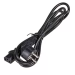 Akyga AK-PC-06C PC Power Cable tápkábel, 3 m, fekete
