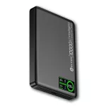 Alcor MS10000 Qi2 vezeték nélküli vésztöltő / külső akkumulátor 10000 mAh, 20 W - fekete