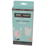 AVAX CH641P & CB610P – 30W GaN Gyorstöltő & 100W Mágneses USB-C Kábelcsomag