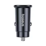 Baseus GoTrip autós gyorstöltő 30W, 2×USB Type-C, fekete