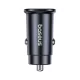 Baseus GoTrip autós gyorstöltő 30W, 2×USB Type-C, fekete