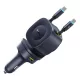 Baseus PrimeTrip VR2 Max autós gyorstöltő 100W, 3×USB Type-C + 1×USB Type-A, 2×automata behúzós kábel, fekete
