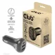 Club3D CAC-1921 autós gyorstöltő 36W, 2×USB Type-A, USB Type-C