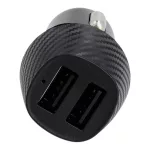 AVAX CC301B CARLY 2×USB-A 12W autós töltő, fekete