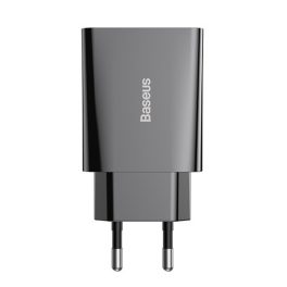   Baseus Speed Mini hálózati gyorstöltő 20W, USB Type-C, fekete