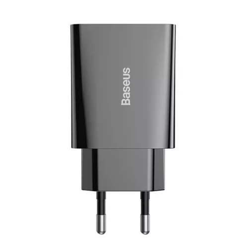 Baseus Speed Mini hálózati gyorstöltő 20W, USB Type-C, fekete