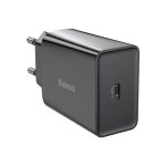 Baseus Speed Mini hálózati gyorstöltő 20W, USB Type-C, fekete