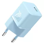 Baseus GaN5 Mini hálózati gyorstöltő 20W, USB Type-C, kék