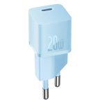Baseus GaN5 Mini hálózati gyorstöltő 20W, USB Type-C, kék