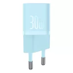 Baseus GaN5 Mini hálózati gyorstöltő 30W, USB Type-C, kék