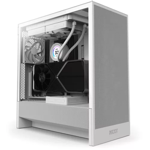 NZXT Midi - H5 Flow (2024) - Matt fehér - CC-H52FW-01