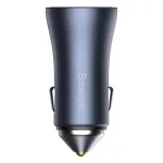 Baseus Golden Contactor Pro autós gyorstöltő 40W, USB Type-A + USB Type-C, szürke