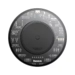 Baseus Simple 2 vezeték nélküli töltő 15W, fekete + 24W USB Type-C, 1m kábel
