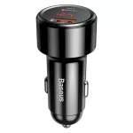 Baseus Magic PPS autós gyorstöltő 45W, USB Type-A + USB Type-C, fekete