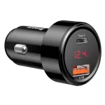 Baseus Magic PPS autós gyorstöltő 45W, USB Type-A + USB Type-C, fekete