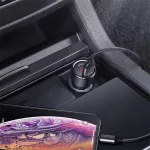 Baseus Magic PPS autós gyorstöltő 45W, USB Type-A + USB Type-C, fekete
