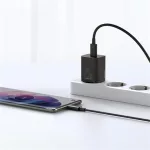 Baseus Super Si hálózati gyorstöltő 25W, USB Type-C, fekete