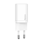 Baseus Super Si hálózati gyorstöltő 20W, USB Type-C, fehér