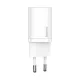 Baseus Super Si hálózati gyorstöltő 20W, USB Type-C, fehér