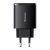 Baseus Compact hálózati gyorstöltő 30W, 2×USB Type-A + USB Type-C, fekete